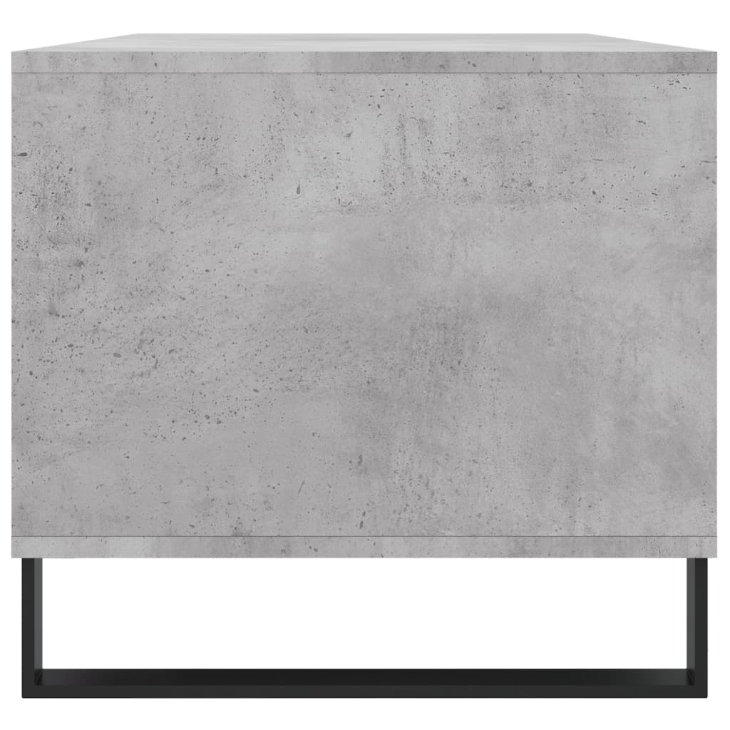 vidaXL Coffee Table Concrete Grey 90x49x45 cm Engineered Wood