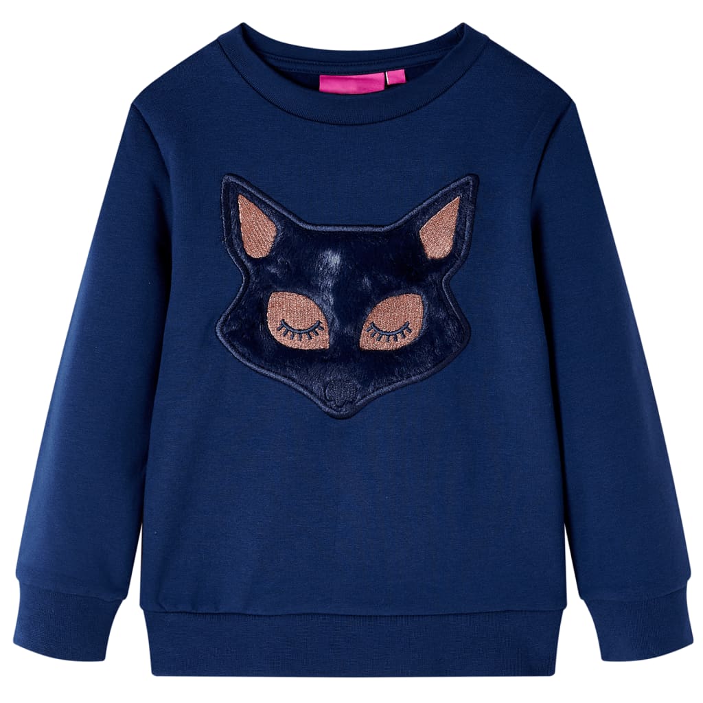 Kids' Sweatshirt Navy Blue 128