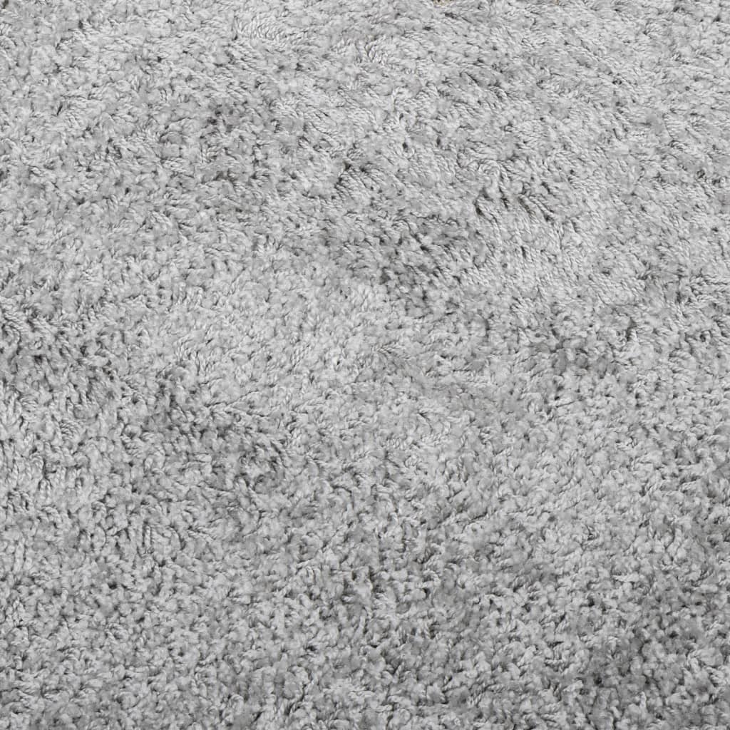 vidaXL Shaggy Rug PAMPLONA High Pile Modern Grey 120x170 cm