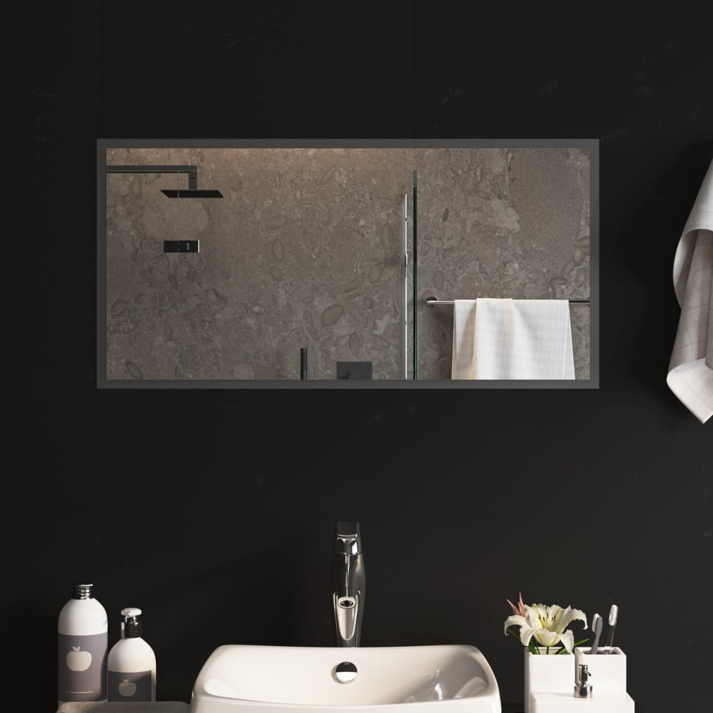 vidaXL LED Bathroom Mirror 80x40 cm