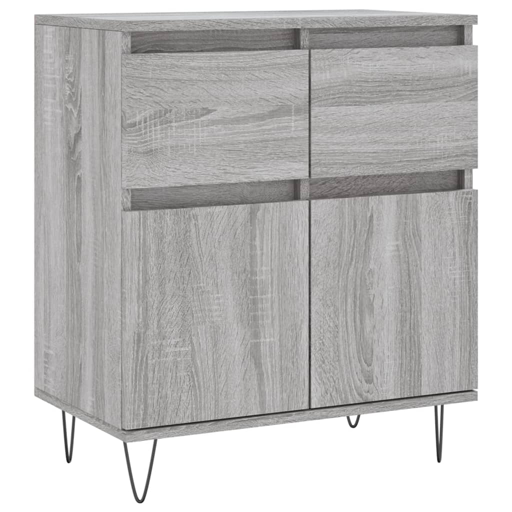 vidaXL Sideboard Grey Sonoma 60x35x70 cm Engineered Wood