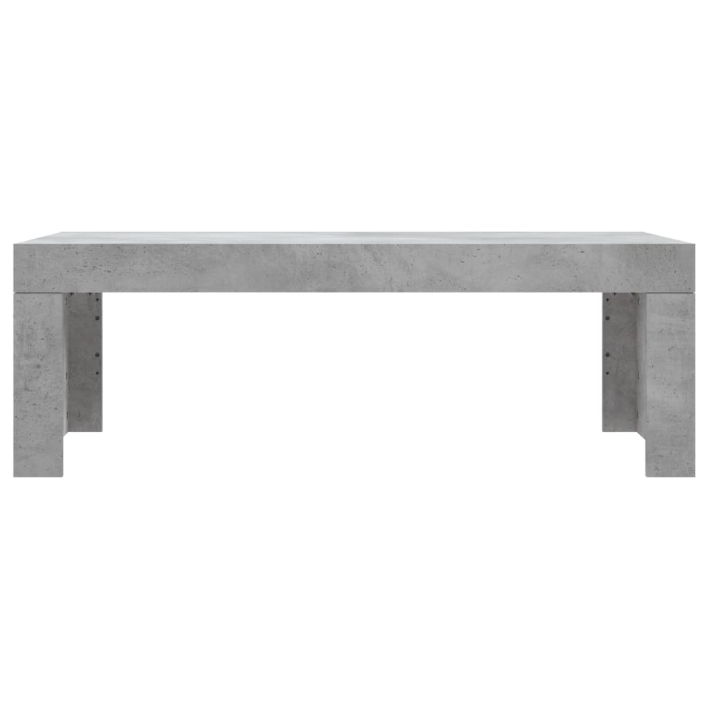 vidaXL Coffee Table Concrete Grey 102x50x36 cm Engineered Wood