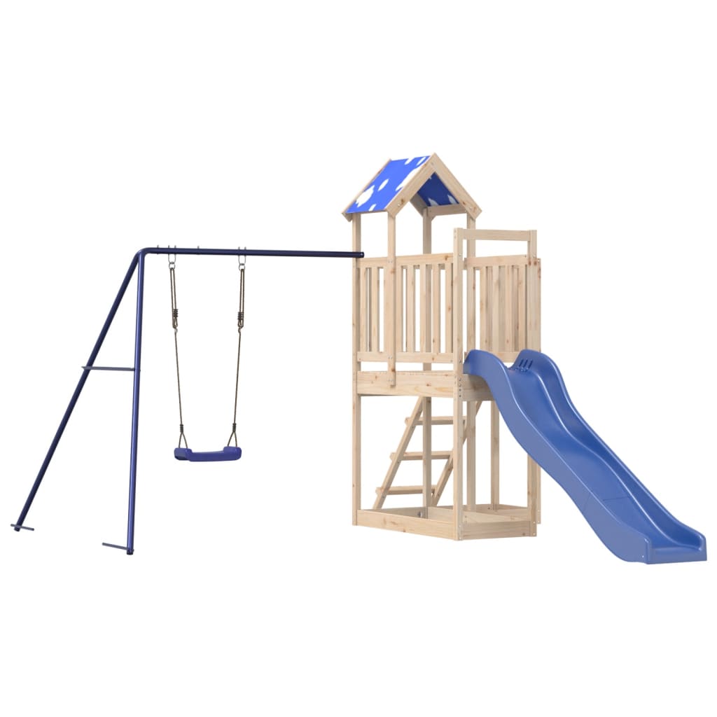 vidaXL Outdoor Playset Solid Wood Pine