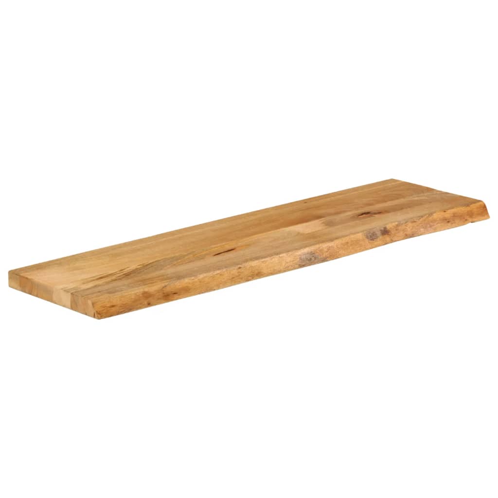 vidaXL Table Top Live Edge 110x40x2.5 cm Solid Wood Mango