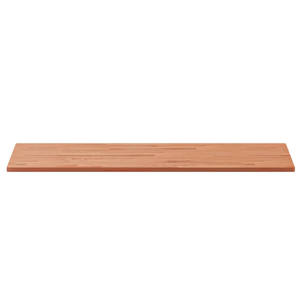 vidaXL Table Top 100x50x1.5 cm Rectangular Solid Wood Beech