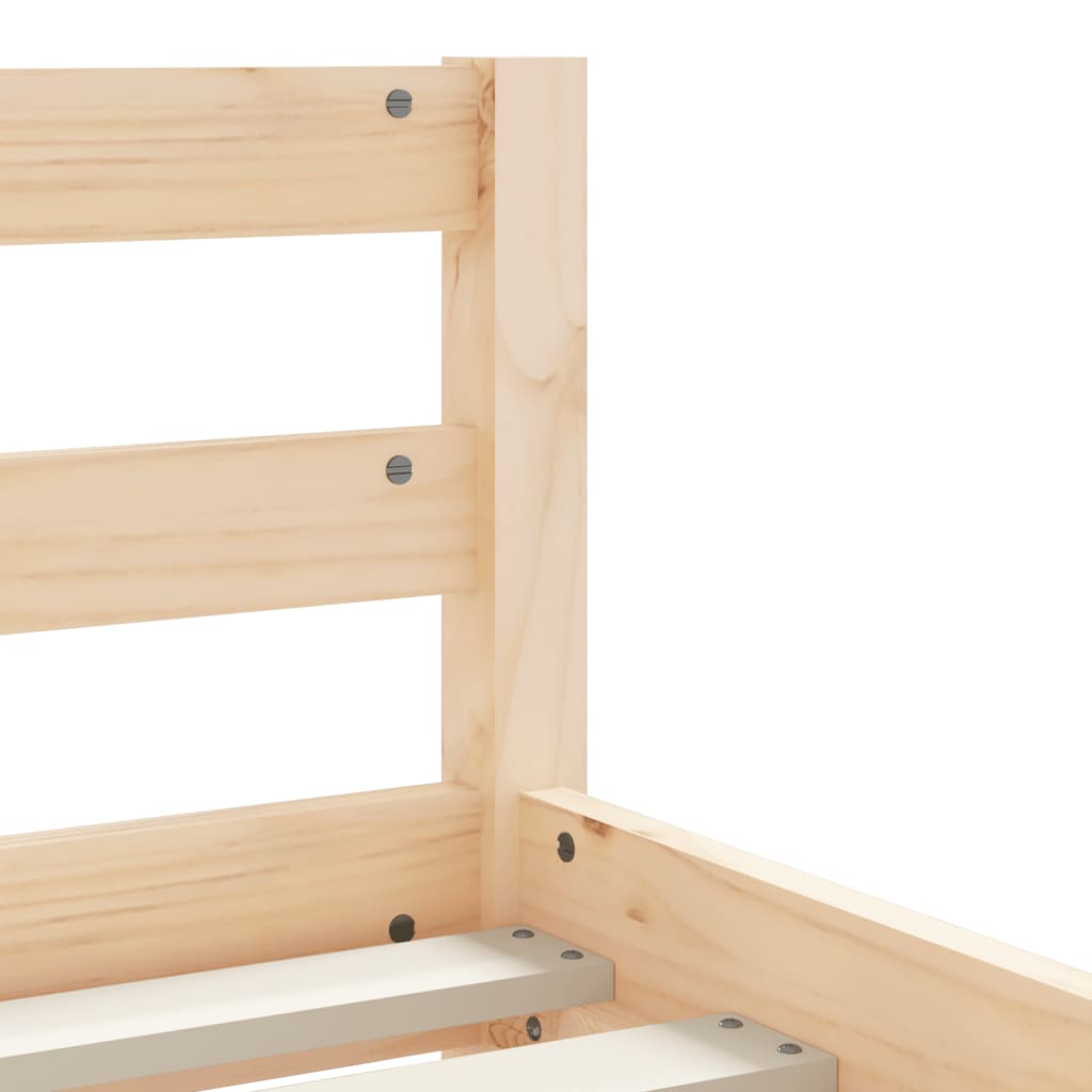 vidaXL Kids Bed Frame with Drawers 90x190 cm Solid Wood Pine