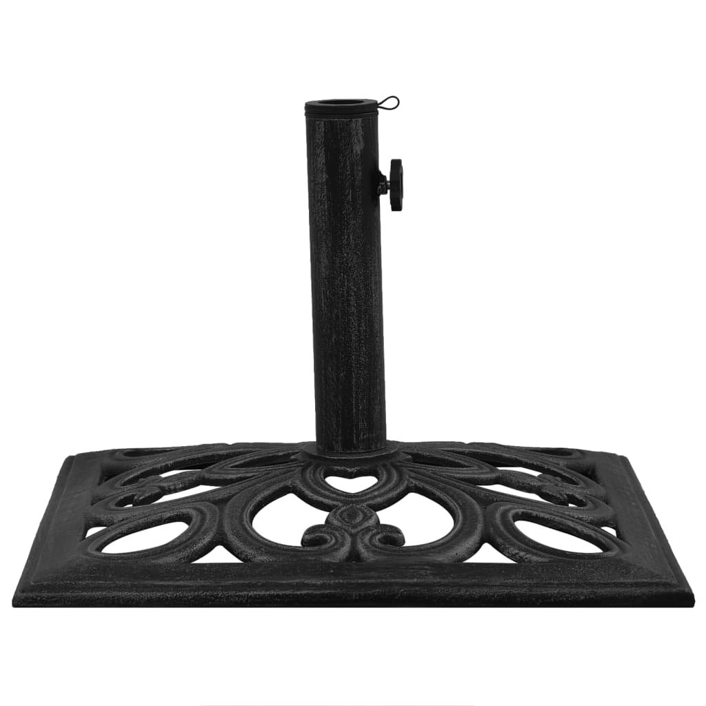 vidaXL Umbrella Base Black 47x47x33 cm Cast Iron