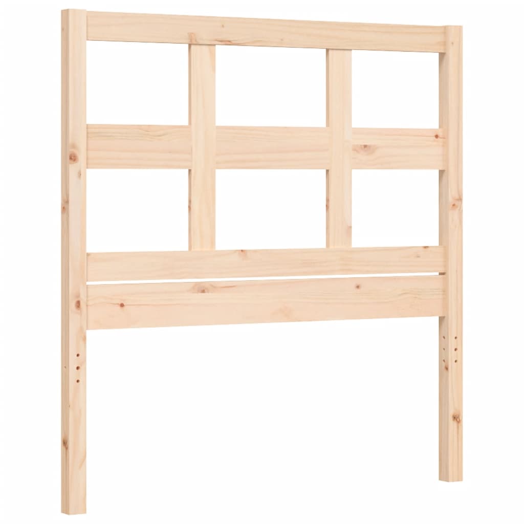 vidaXL Bed Frame without Mattress 90x200 cm Solid Wood Pine