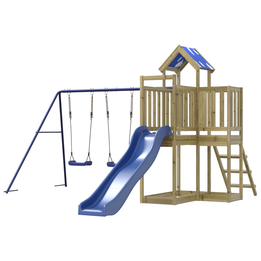 vidaXL Outdoor Playset Impregnated Wood Pine