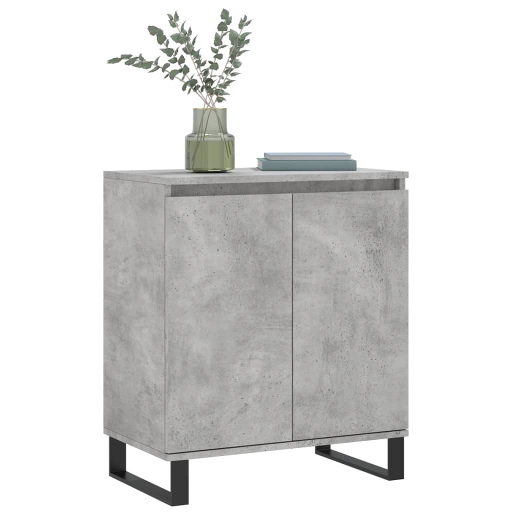 vidaXL Sideboard Concrete Grey 60x35x70 cm Engineered Wood