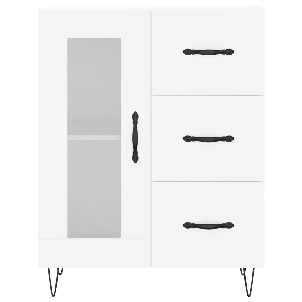 vidaXL Sideboard White 69.5x34x90 cm Engineered Wood