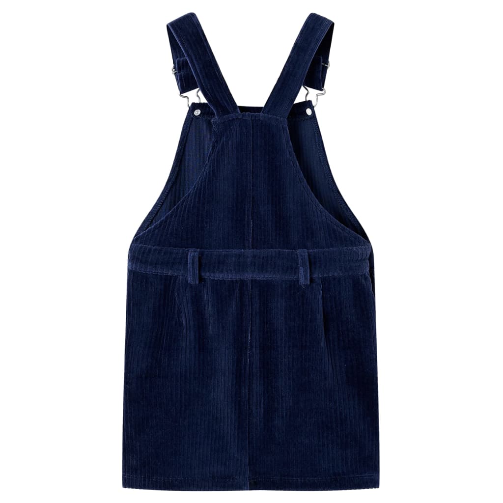 Kids' Overall Dress Corduroy Navy 140