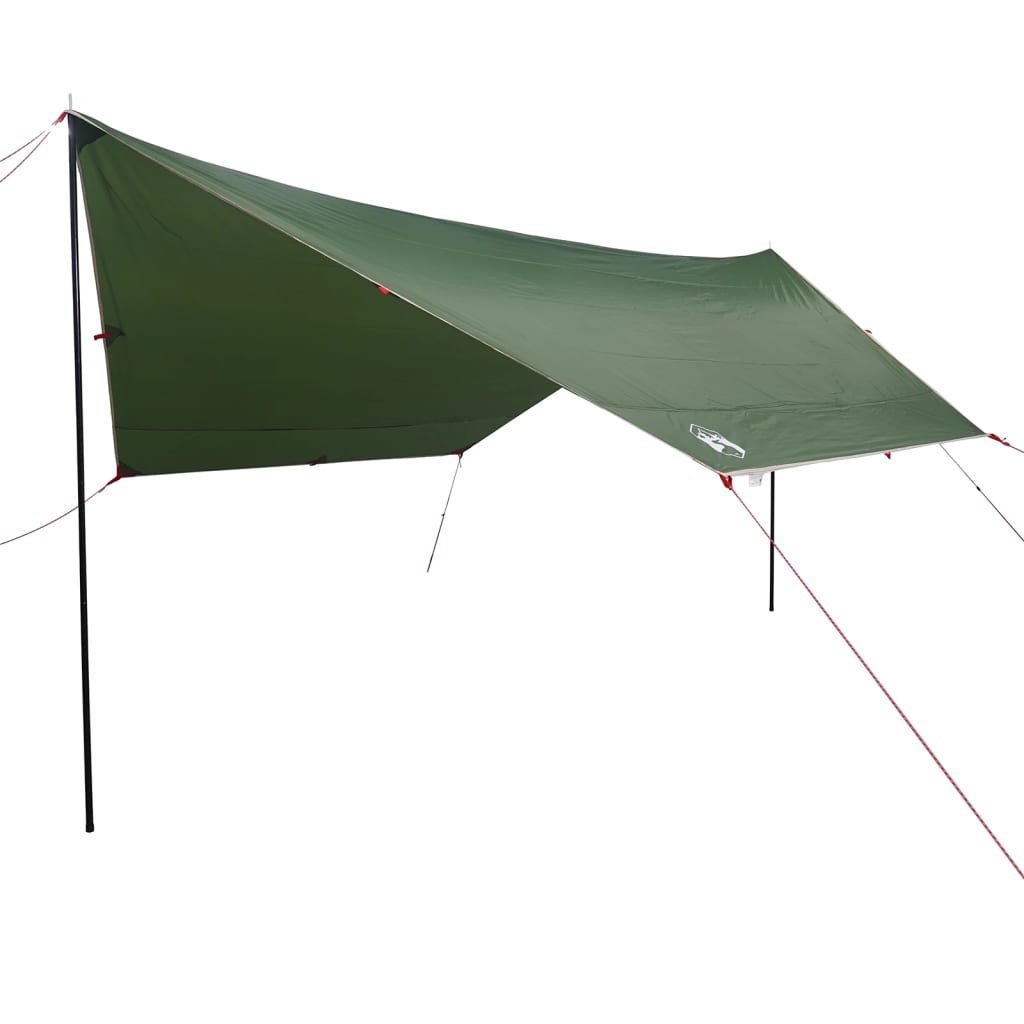 vidaXL Camping Tarp Green 430x380x210 cm Waterproof