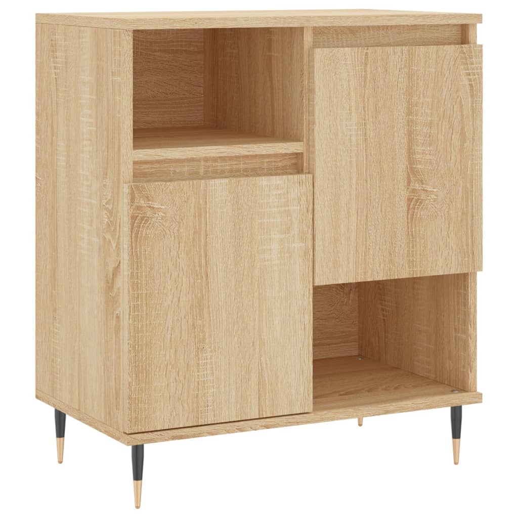 vidaXL Sideboards 2 pcs Sonoma Oak Engineered Wood