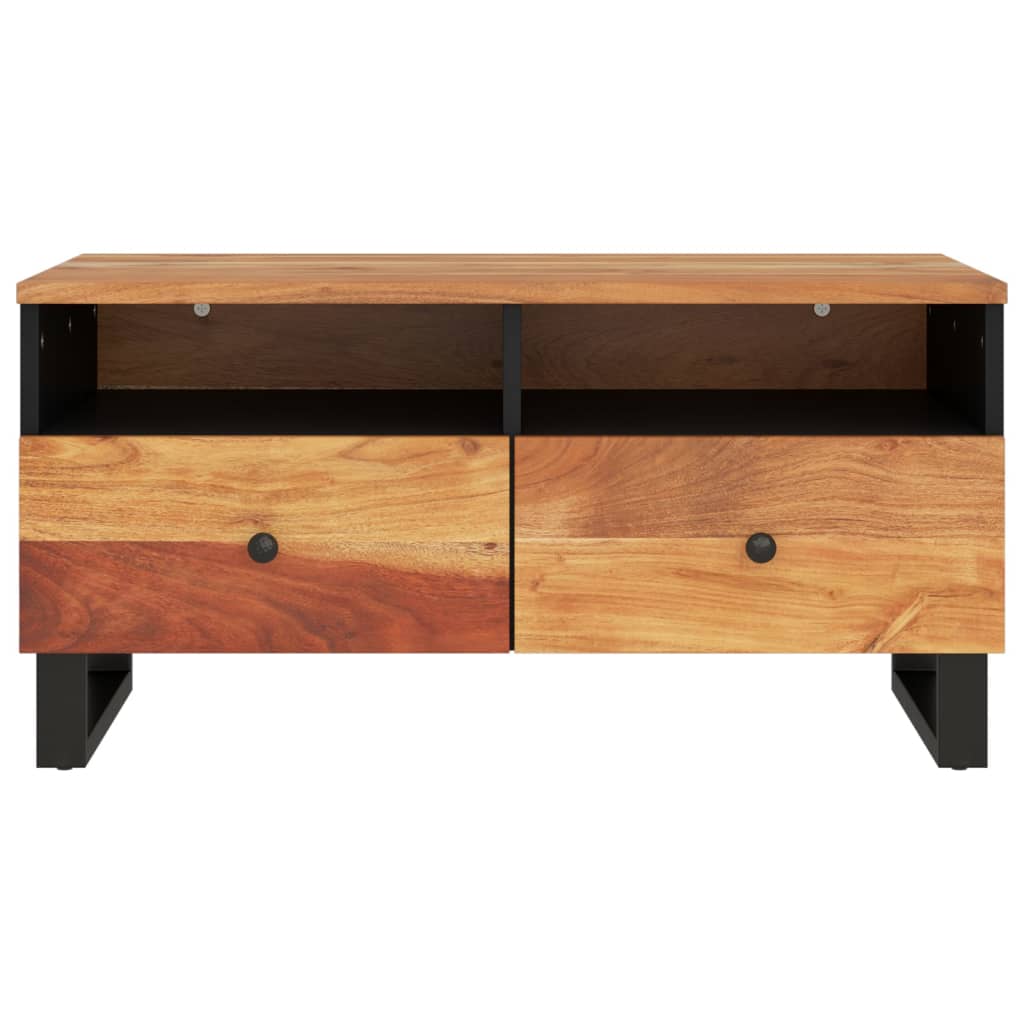 vidaXL Coffee Table 80x54x40 cm Solid Wood Acacia&Engineered Wood