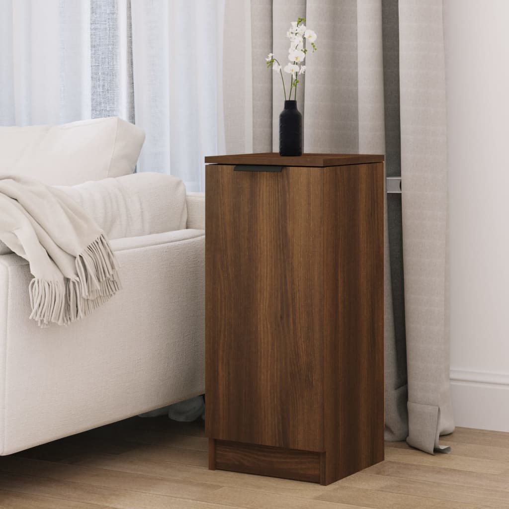 vidaXL Sideboard Brown Oak 30x30x70 cm Engineered Wood