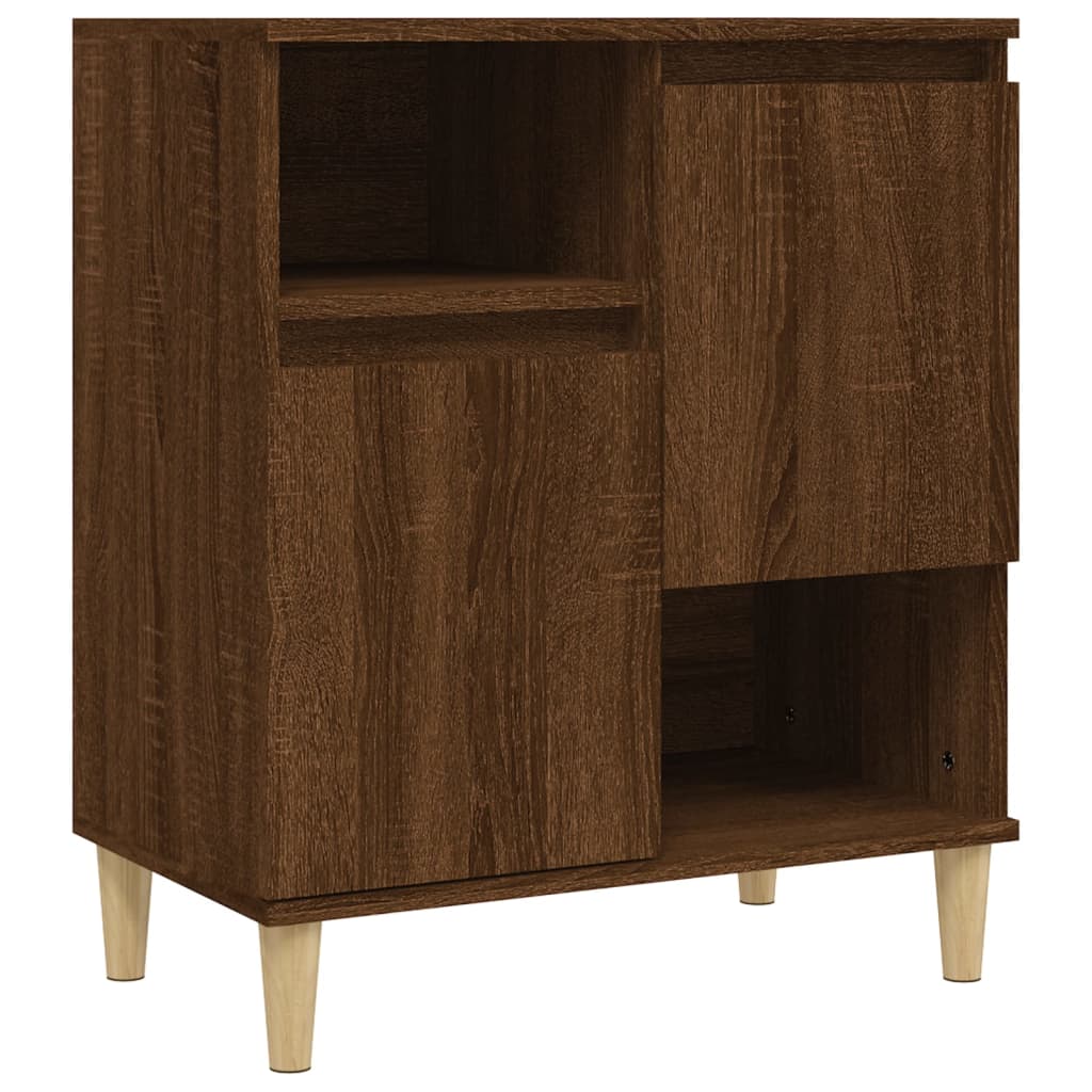 vidaXL Sideboards 3 pcs Brown Oak 60x35x70 cm Engineered Wood