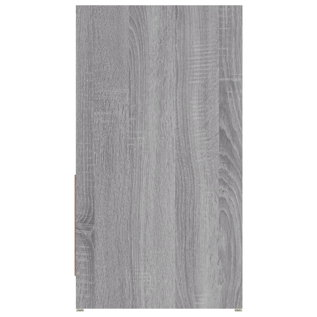 vidaXL Bathroom Cabinet Grey Sonoma 60x33x61 cm Engineered Wood