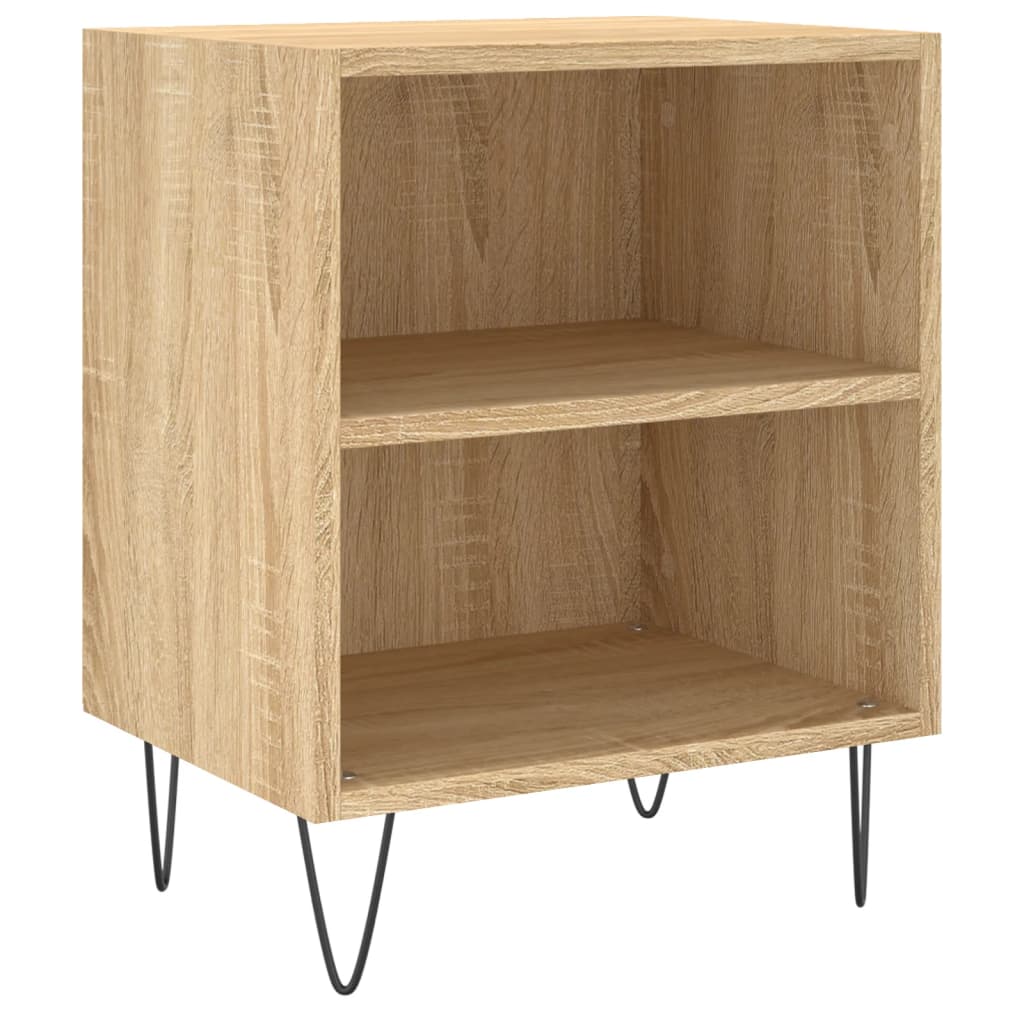 vidaXL Bedside Cabinet Sonoma Oak 40x30x50 cm Engineered Wood