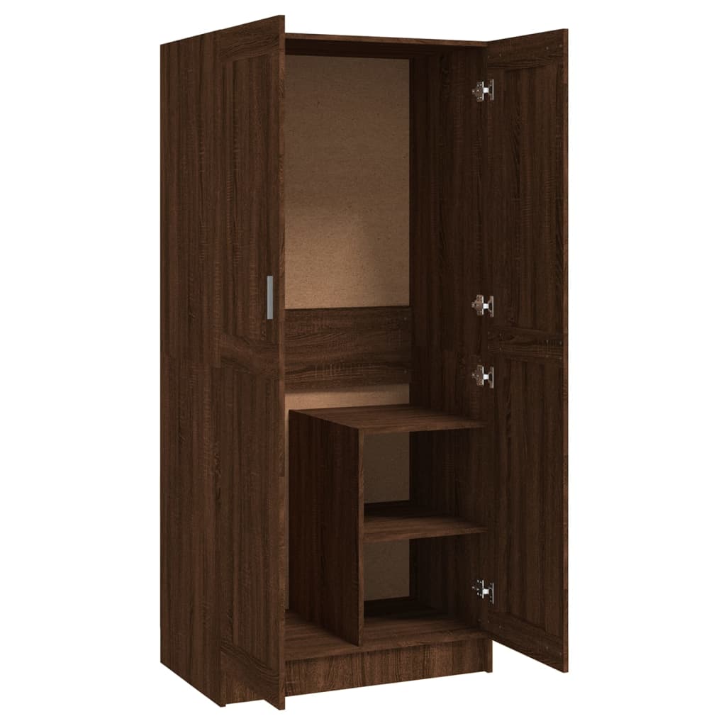 vidaXL Wardrobe Brown Oak 82.5x51.5x180 cm Engineered Wood