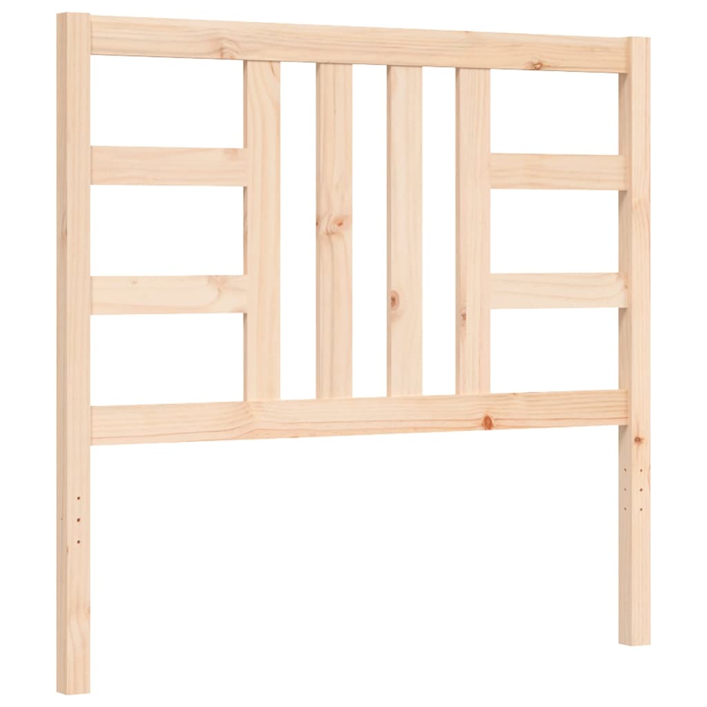 vidaXL Bed Frame without Mattress 90x190 cm Single Solid Wood Pine