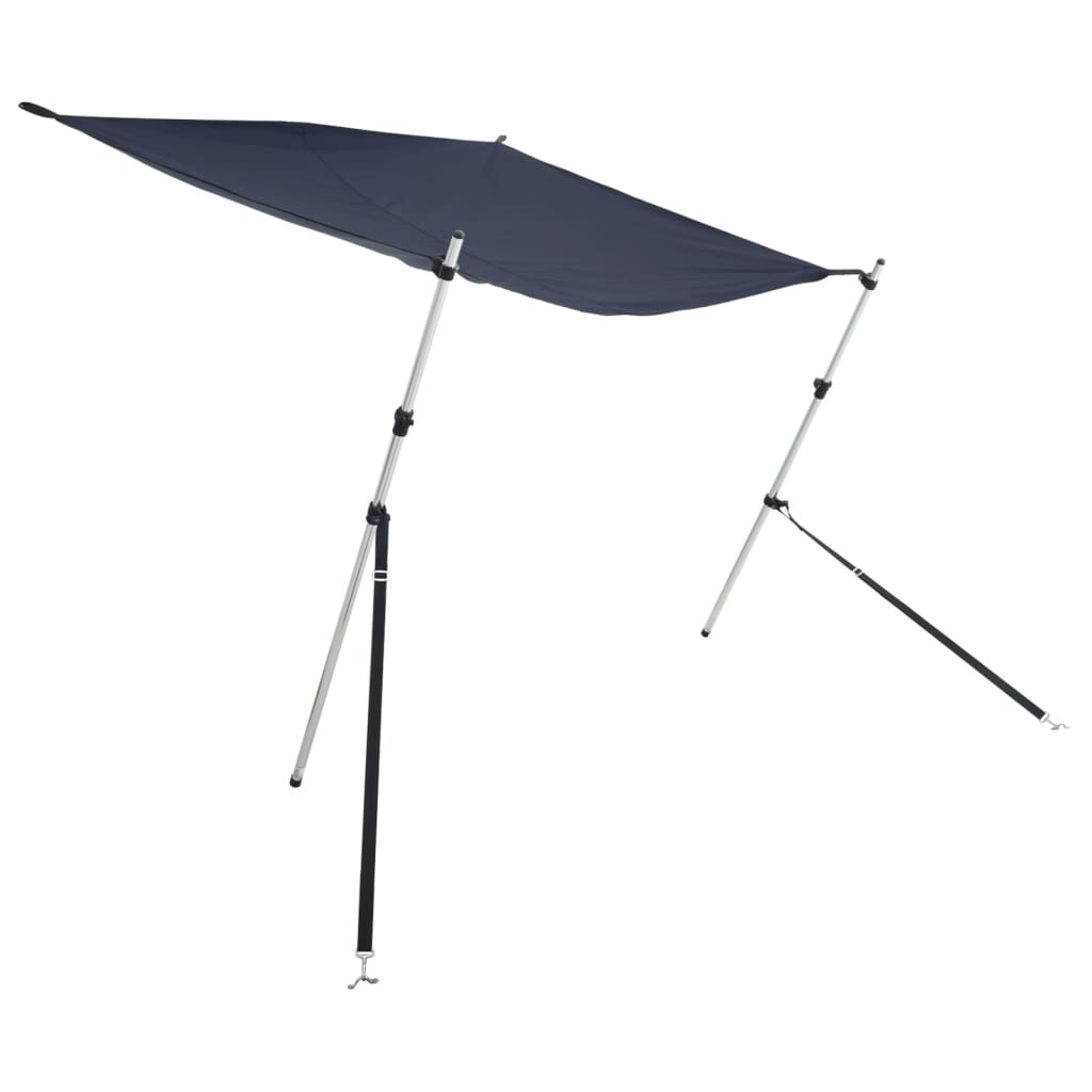 vidaXL T-Top Shade Extension Blue 170x170x(115-183) cm