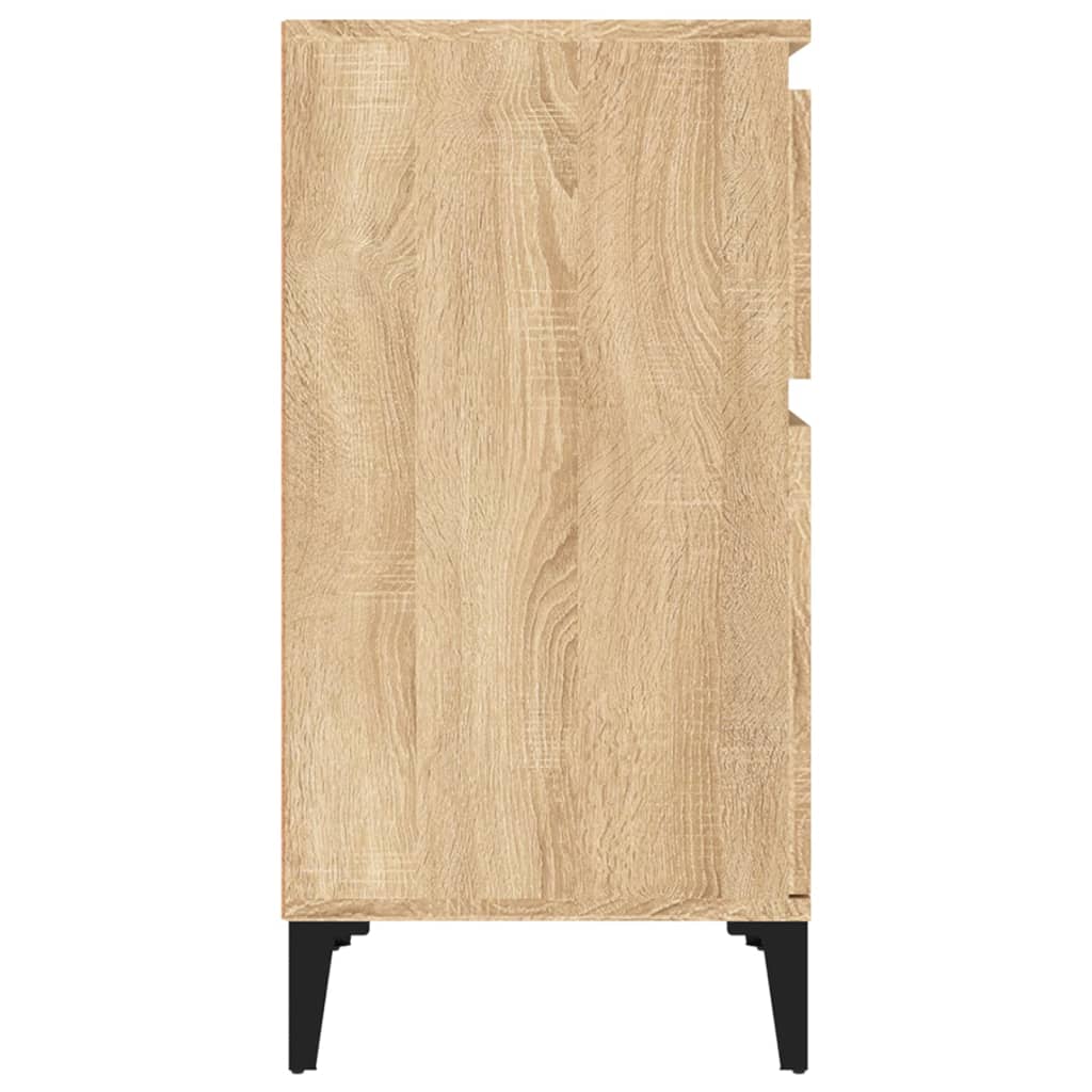 vidaXL Bedside Cabinets 2 pcs Sonoma Oak 40x35x70 cm