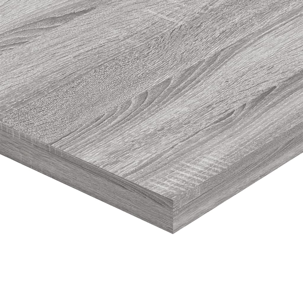 vidaXL Wall Shelves 4 pcs Grey Sonoma 80x30x1.5 cm Engineered Wood