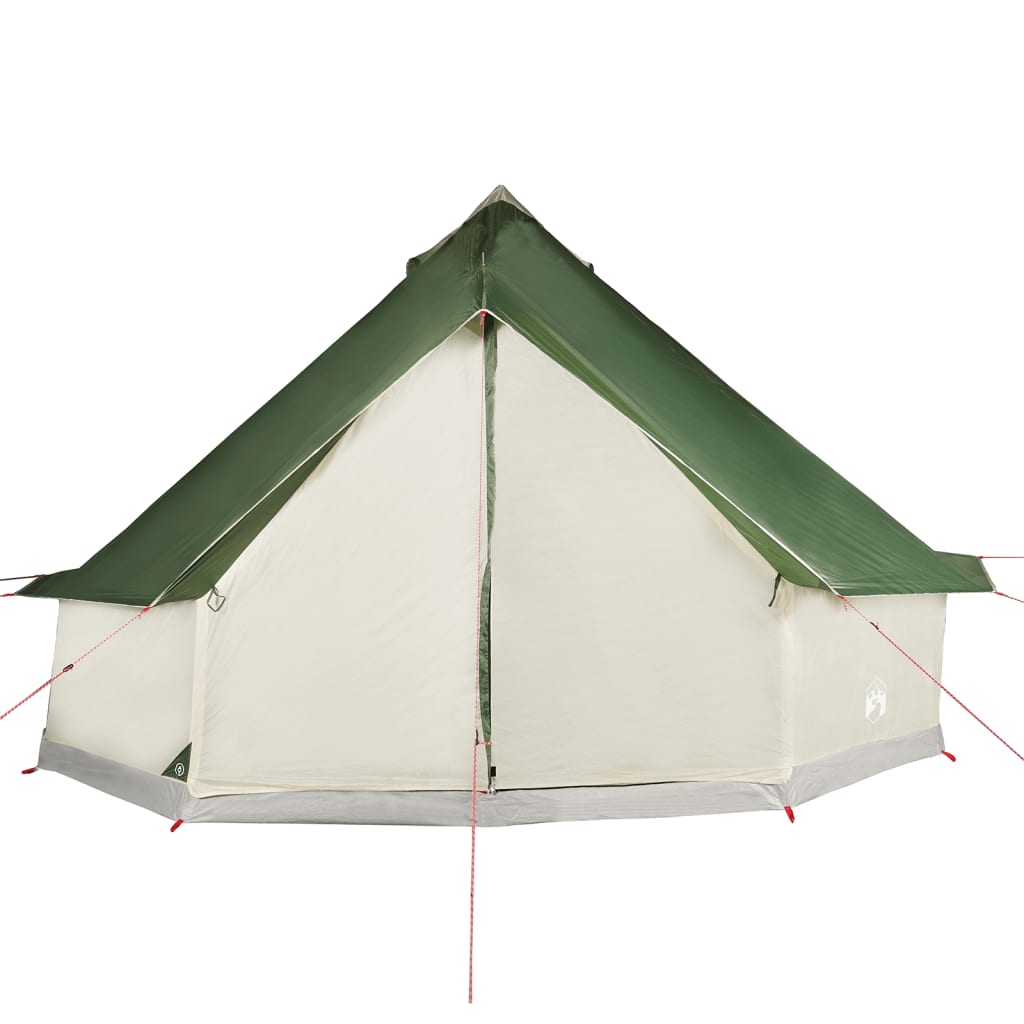 vidaXL Family Tent Tipi 12-Person Green Waterproof