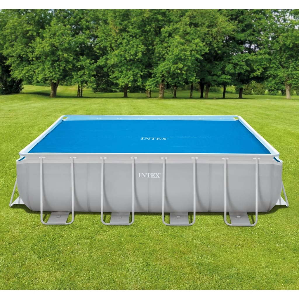 Intex Solar Pool Cover Blue 476x234 cm Polyethylene