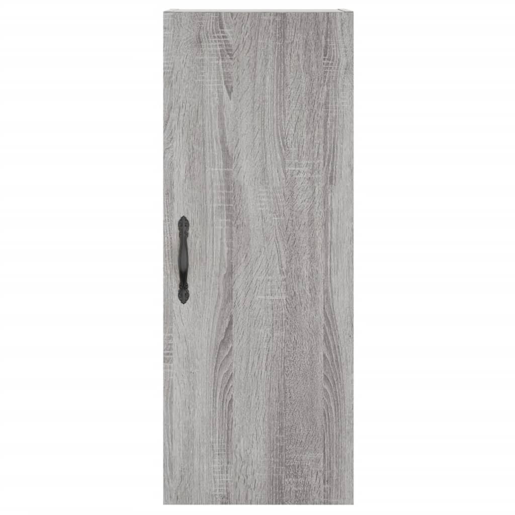 vidaXL Highboard Grey Sonoma 34.5x34x180 cm Engineered Wood