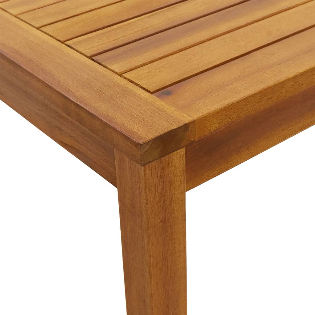 vidaXL Garden Table 110x55x67 cm Solid Wood Acacia