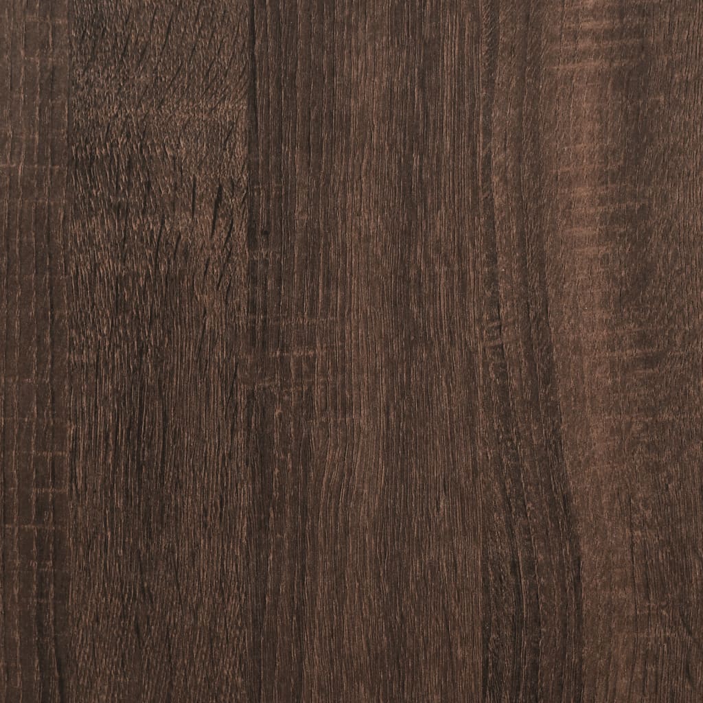 vidaXL Printer Stand Brown Oak 49x40x22,5 cm Engineered Wood