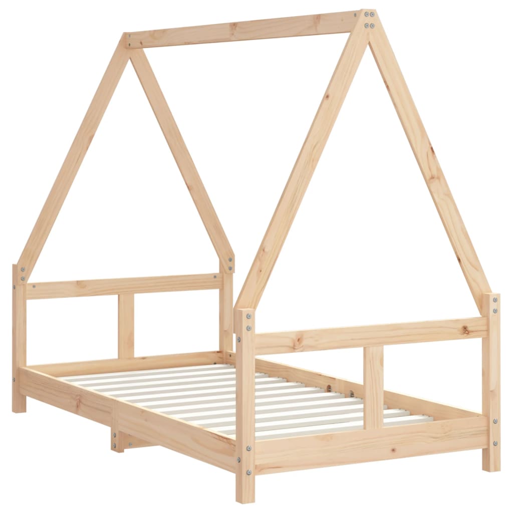 vidaXL Kids Bed Frame 80x160 cm Solid Wood Pine