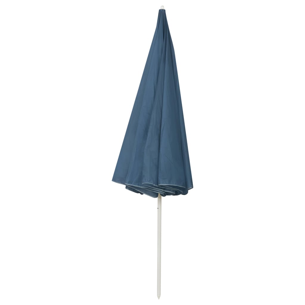 vidaXL Beach Parasol Blue 300 cm