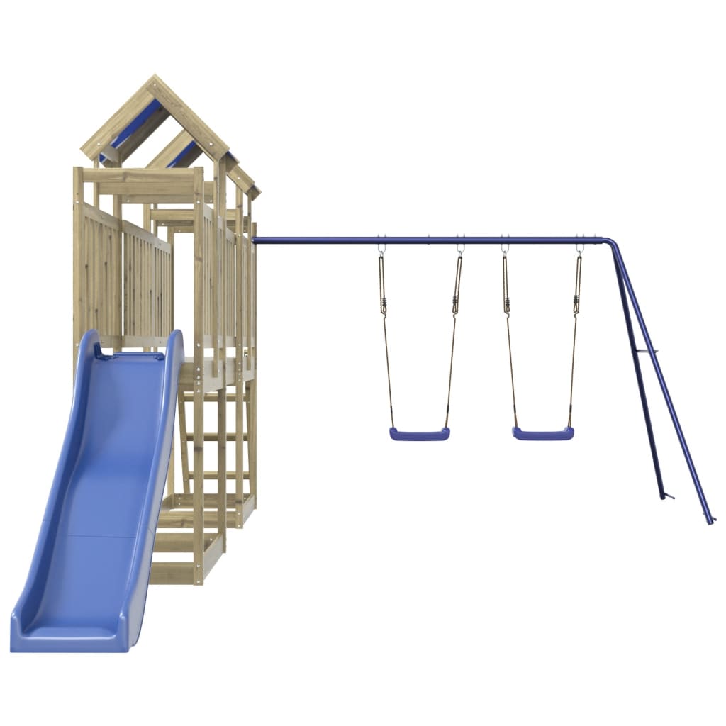 vidaXL Outdoor Playset Impregnated Wood Pine