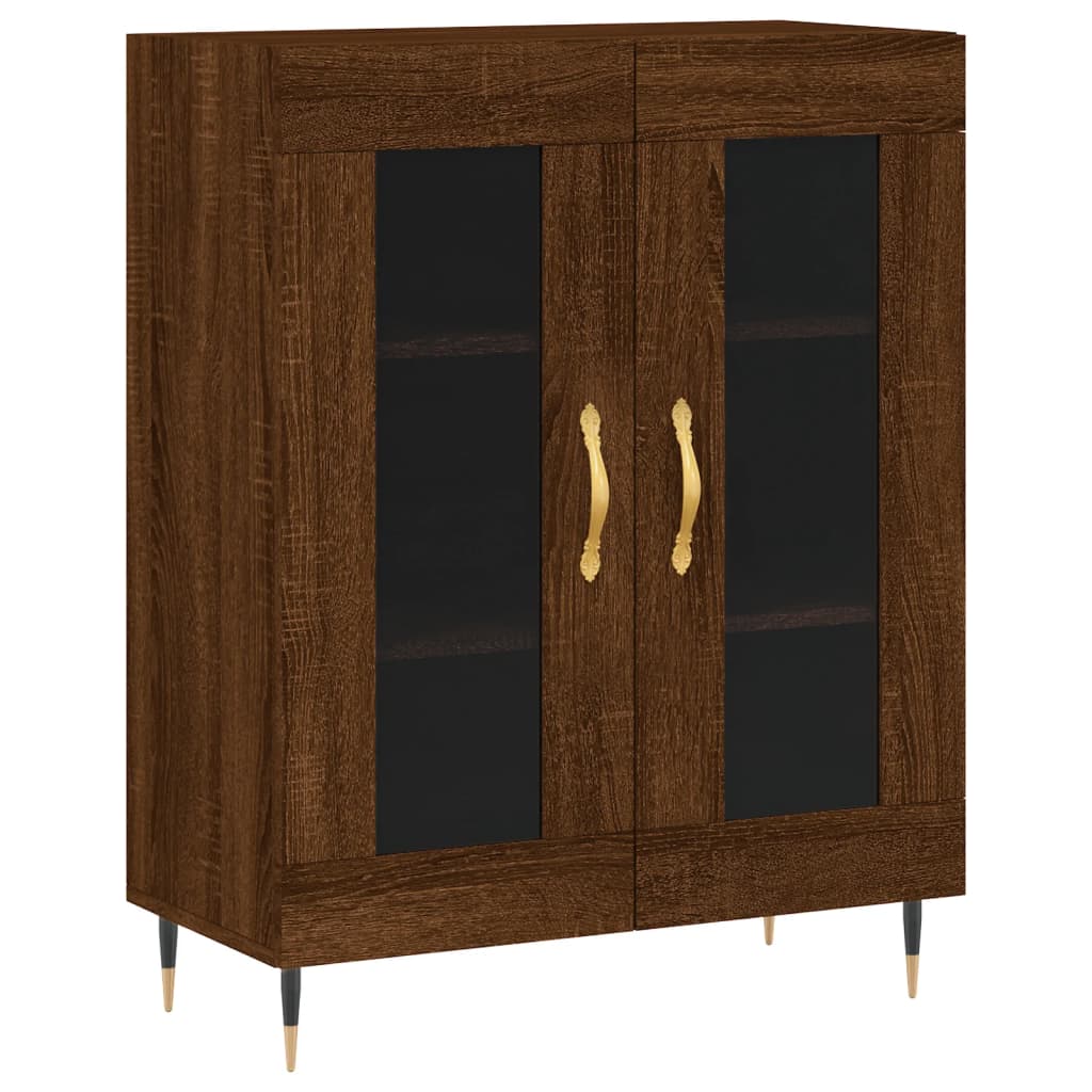 vidaXL Sideboard Brown Oak 69.5x34x90 cm Engineered Wood