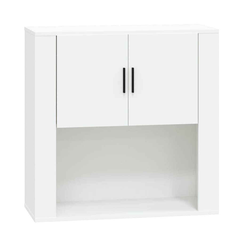 vidaXL Wall Cabinet White 80x33x80 cm Engineered Wood