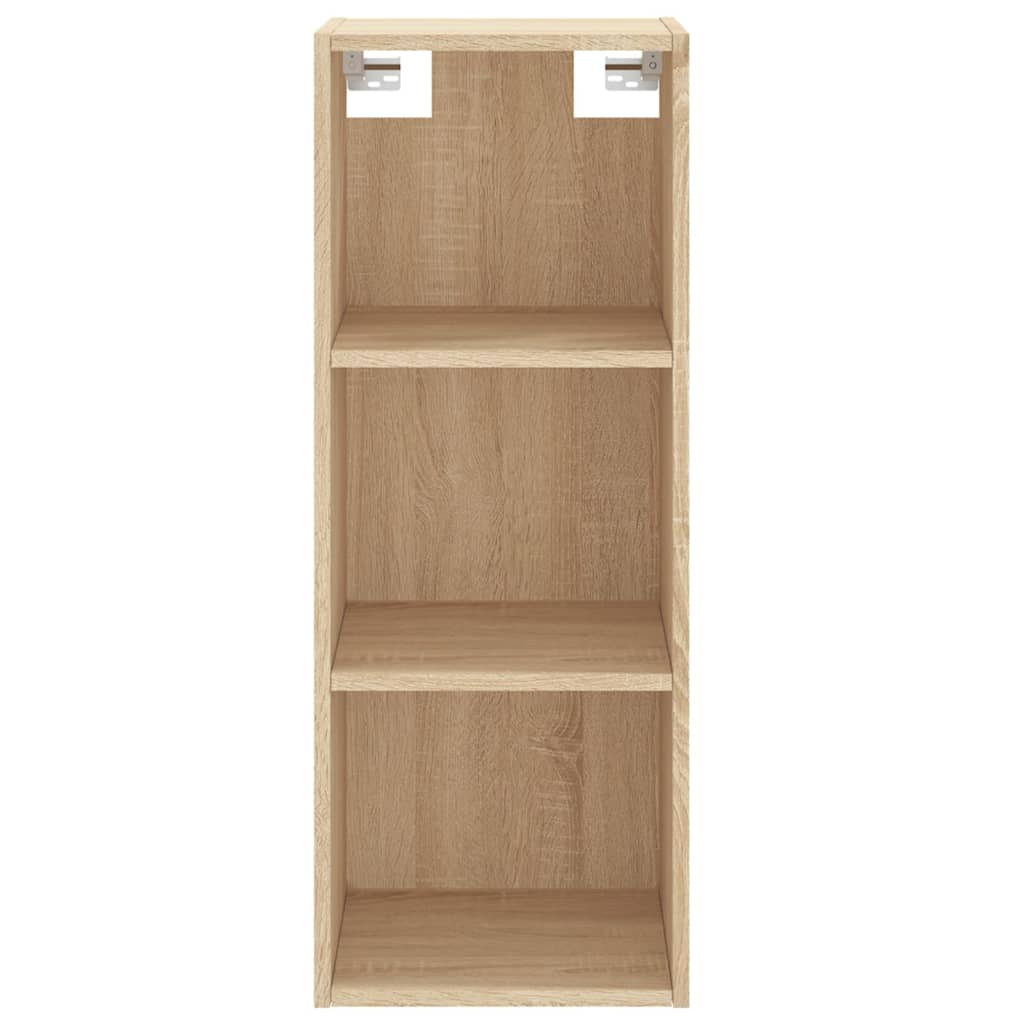 vidaXL Highboard Sonoma Oak 34.5x34x180 cm Engineered Wood