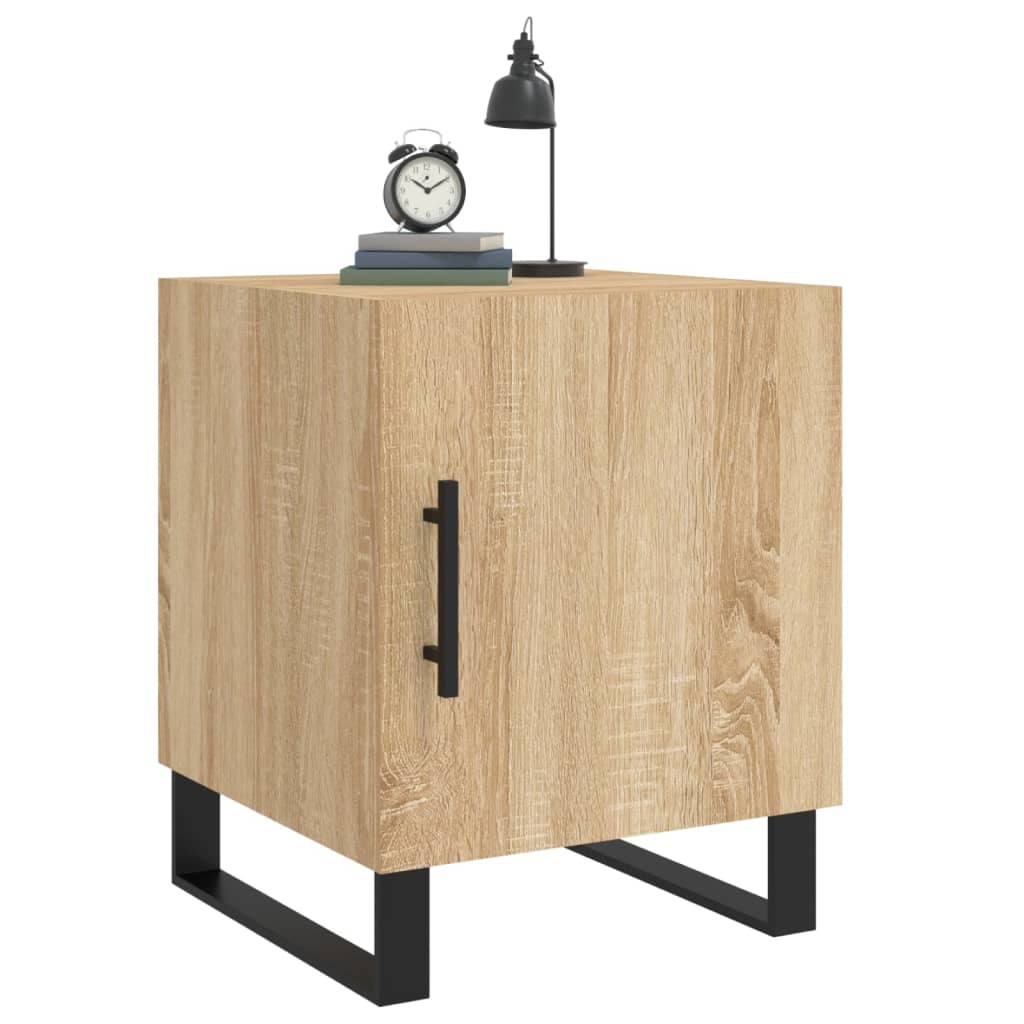 vidaXL Bedside Cabinet Sonoma Oak 40x40x50 cm Engineered Wood