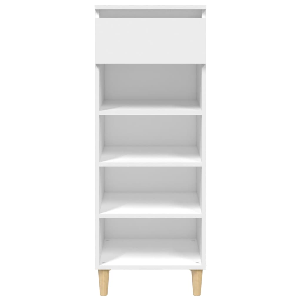 vidaXL Shoe Cabinet White 40x36x105 cm Engineered Wood