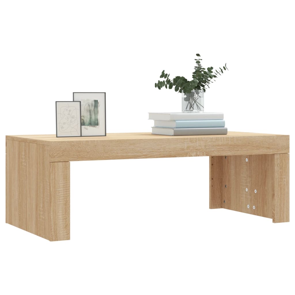 vidaXL Coffee Table Sonoma Oak 102x50x36 cm Engineered Wood