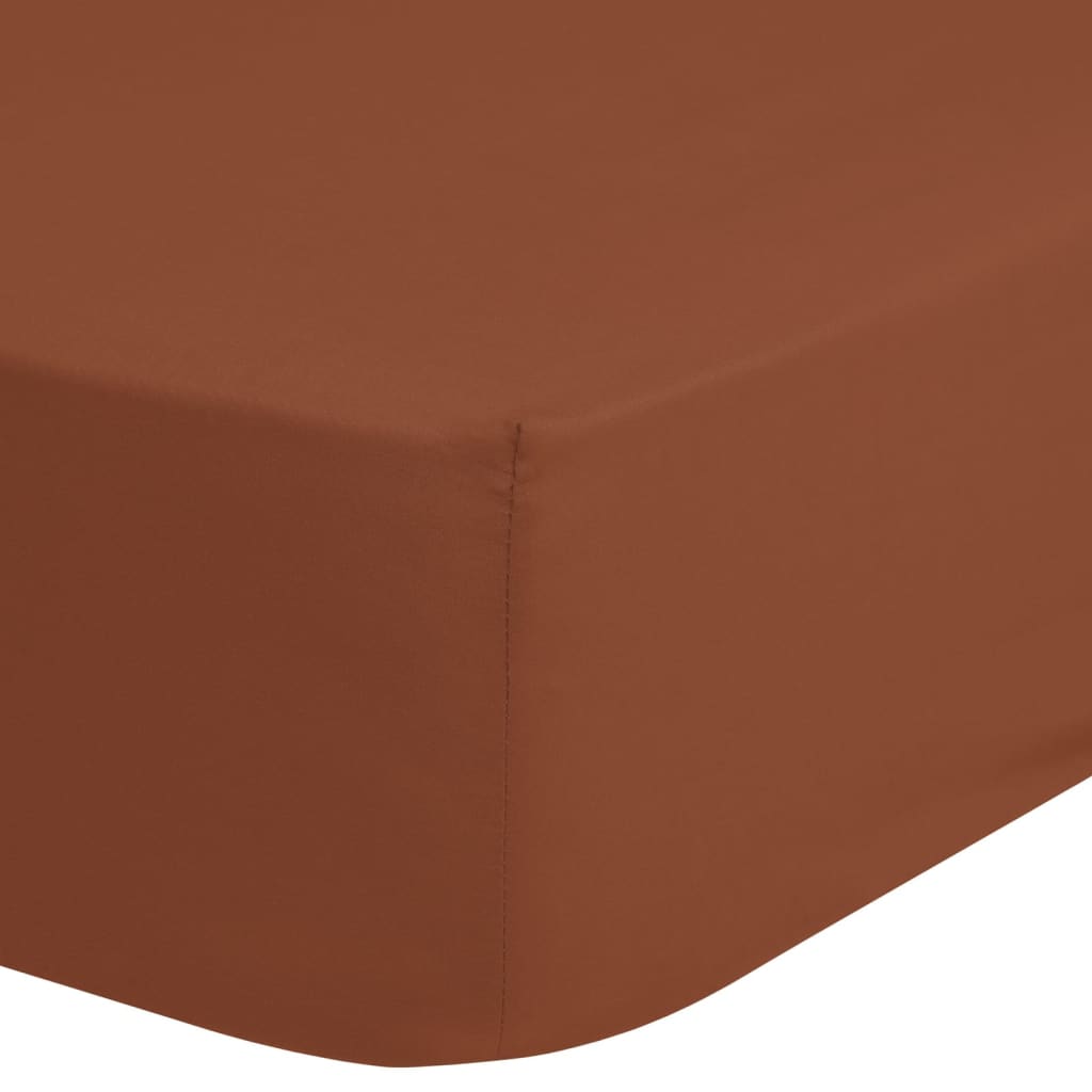 Good Morning Fitted Sheet 100x200 cm Terracotta