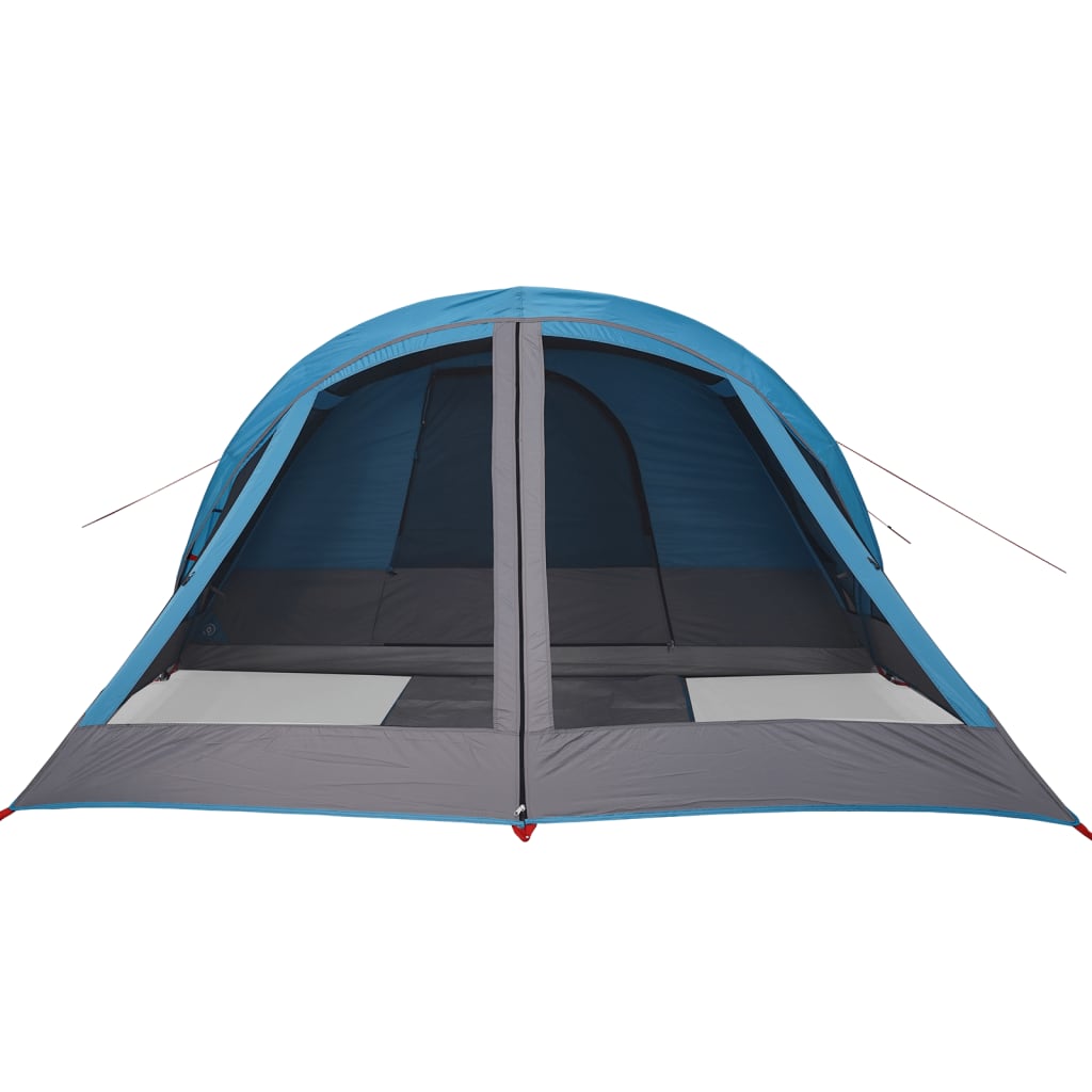 vidaXL Camping Tent Cabin 4-Person Blue Waterproof