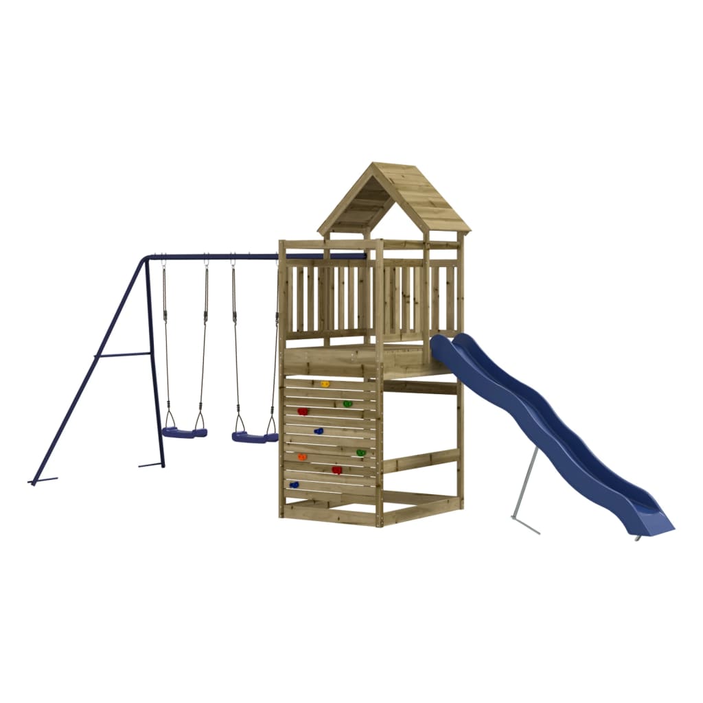 vidaXL Outdoor Playset Impregnated Wood Pine