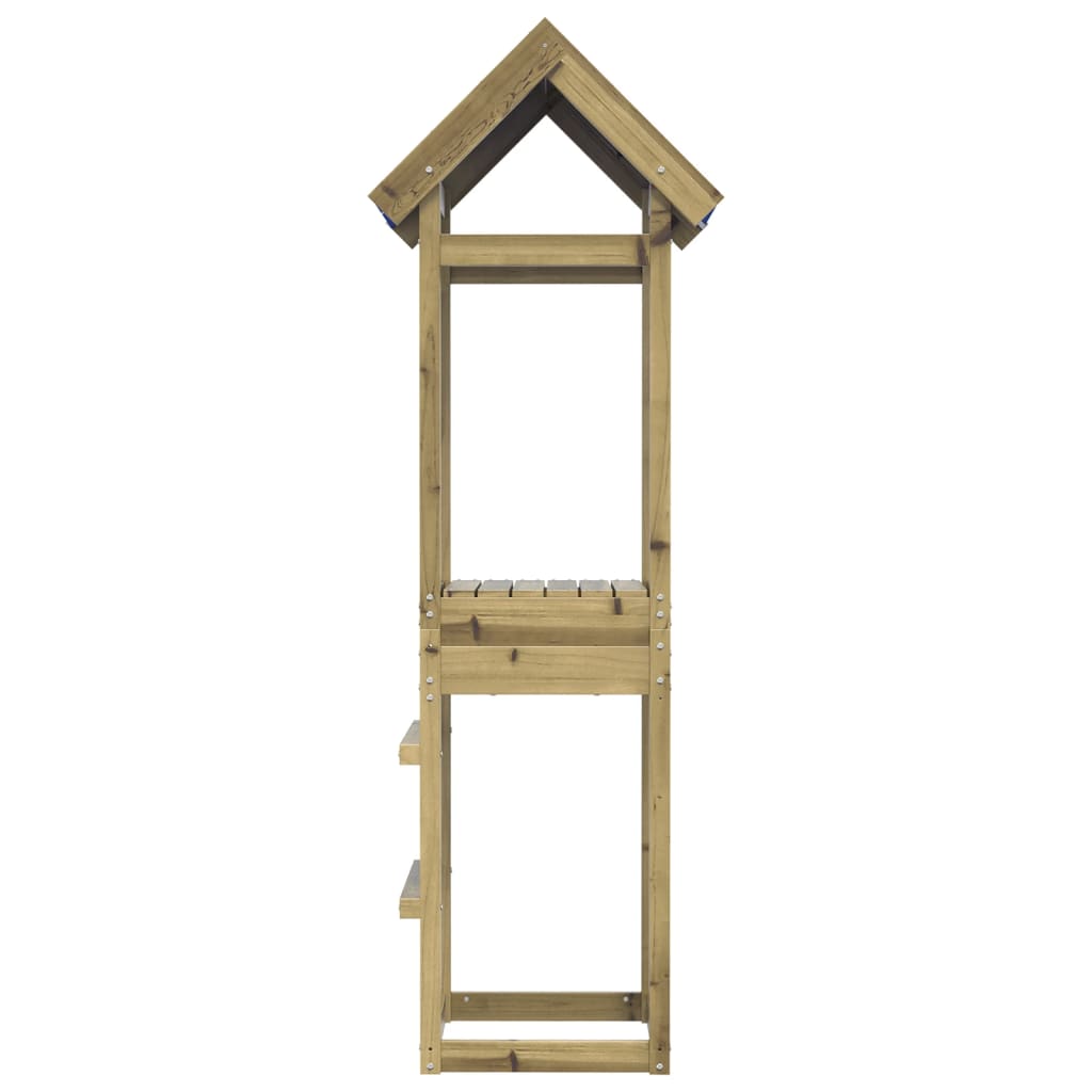 vidaXL Play Tower 52.5x46.5x195 cm Impregnated Wood Pine