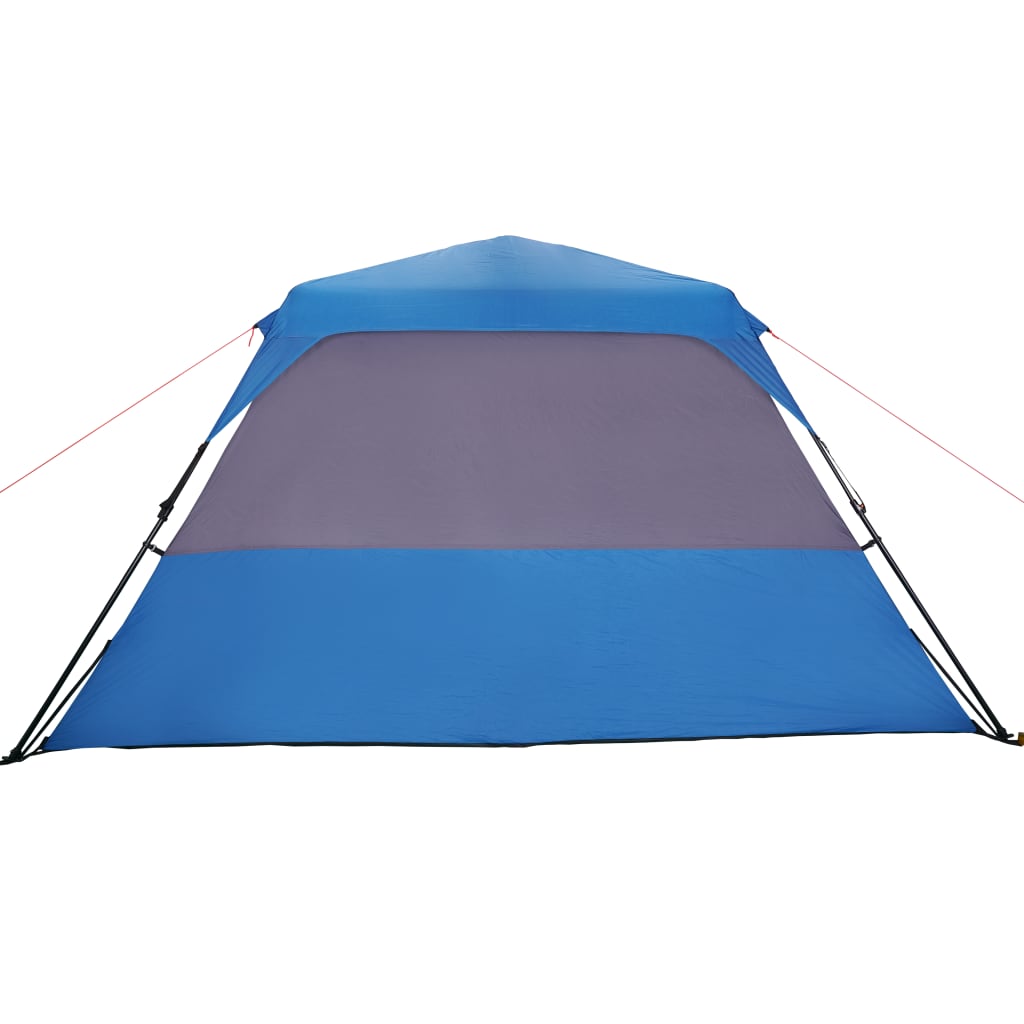 vidaXL Family Tent 6-Person Blue Quick Release Waterproof