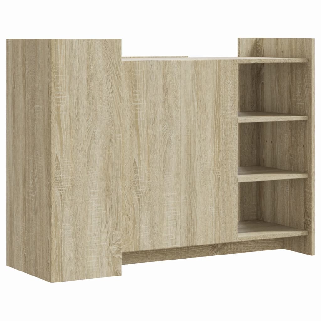 vidaXL Sideboard Sonoma Oak 100x35x75 cm Engineered Wood