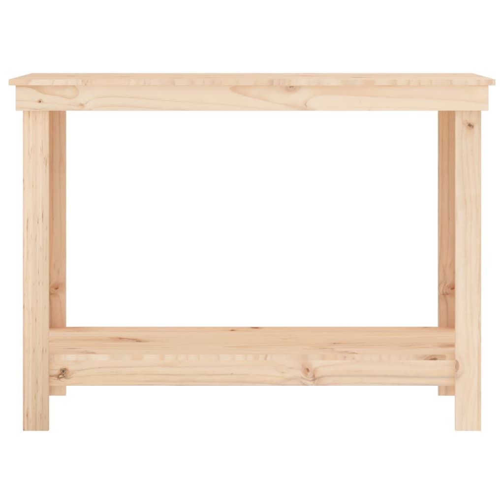 vidaXL Work Bench 110x50x80 cm Solid Wood Pine