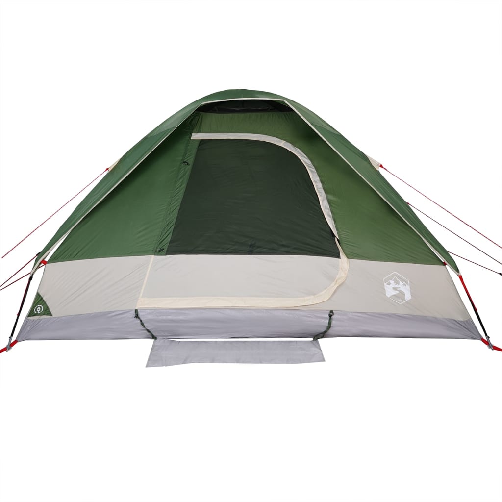 vidaXL Camping Tent Dome 2-Person Green Waterproof